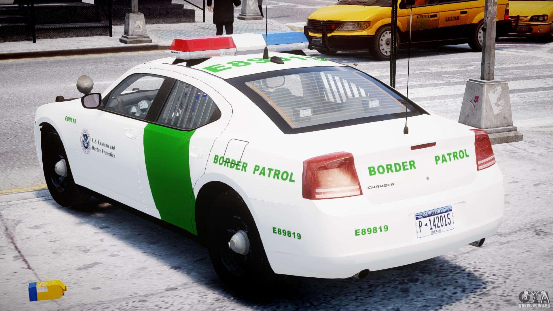 Greenlight 1:64 2014 Dodge Charger – U.S. Border Patrol, Hot Pursuit Series, New