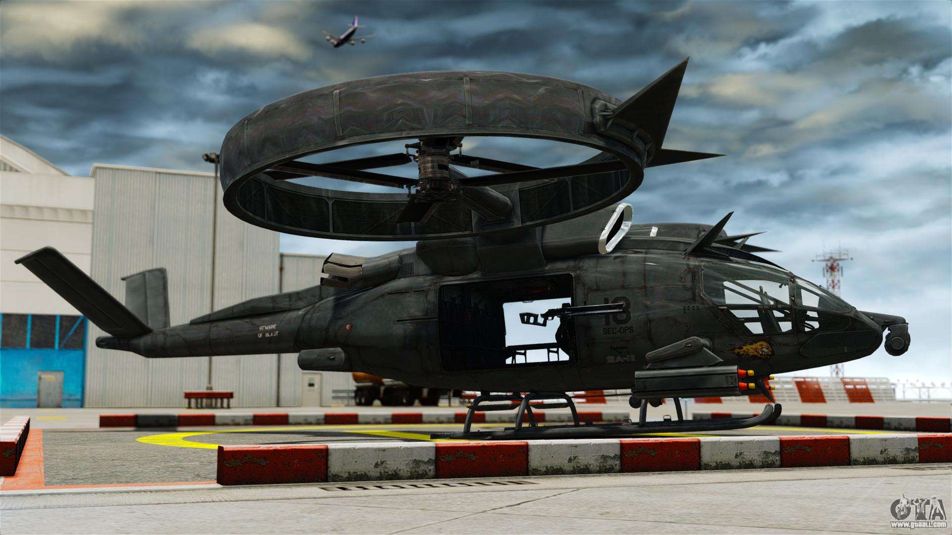 Helicóptero de transporte Samson SA-2 para GTA 4