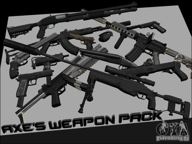 Weapon hacks for GTA San Andreas