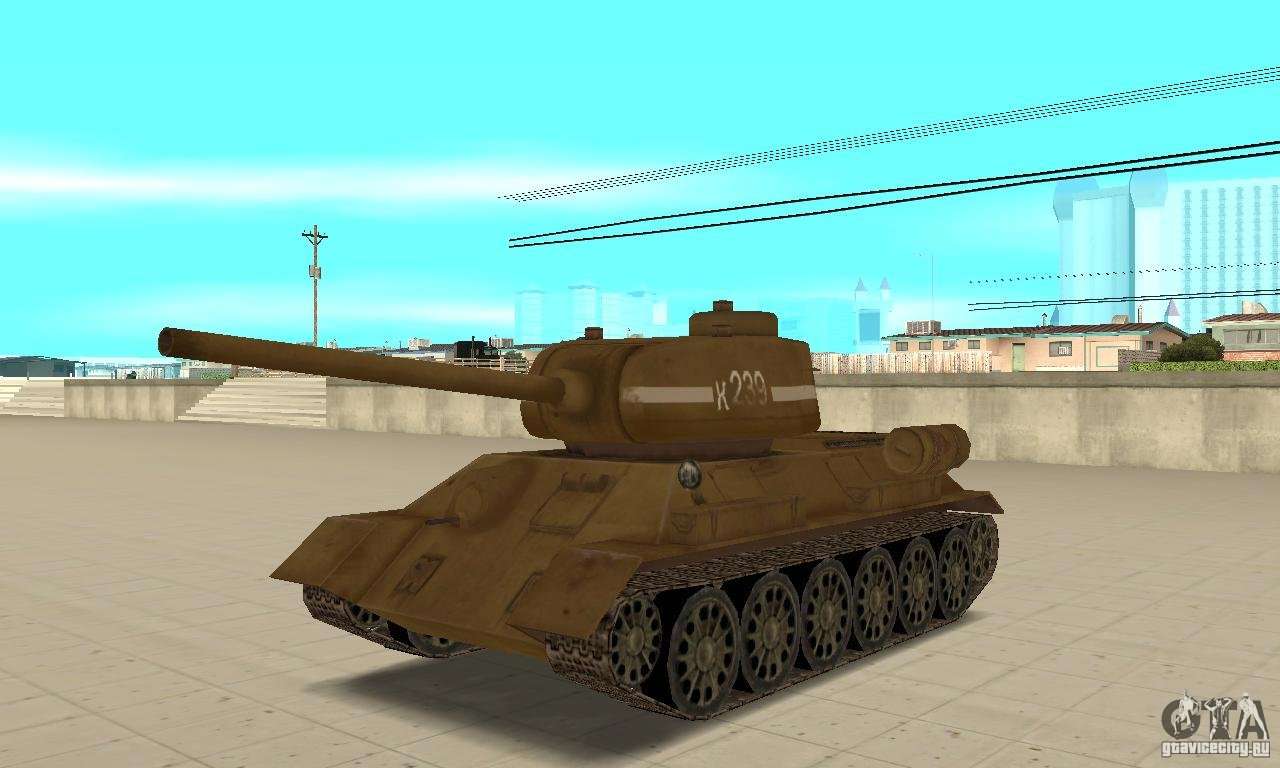 Tanque T-34 para GTA San Andreas