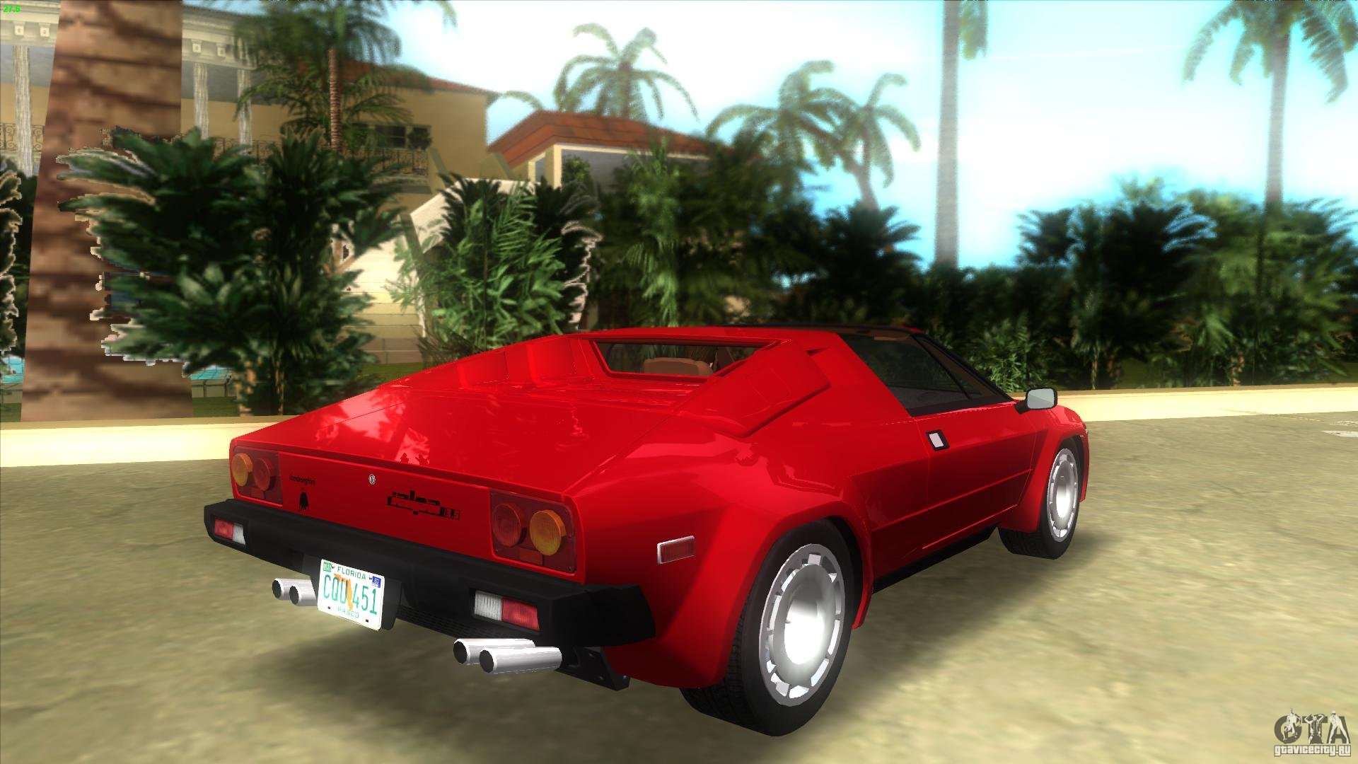 Lamborghini Jalpa P350 1984 for GTA Vice City