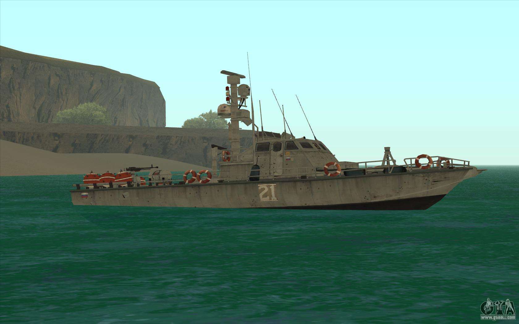 Military boat from CODMW3 for GTA San Andreas