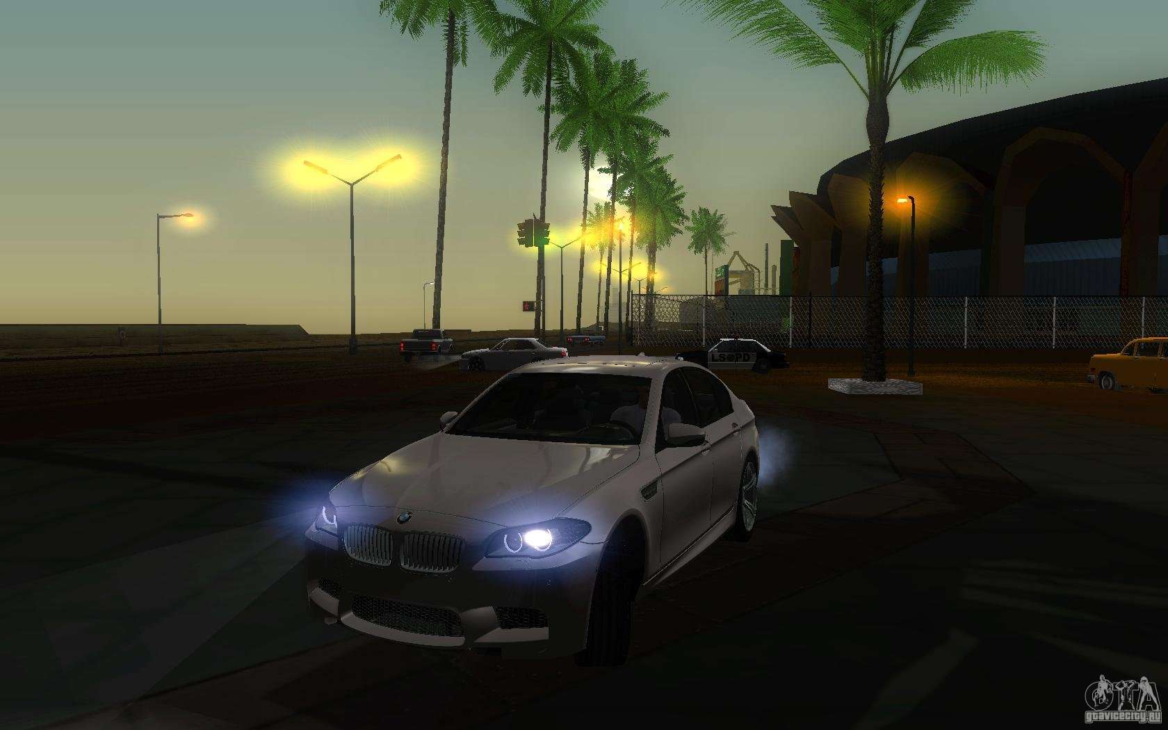 2012 BMW M5 silver for GTA San Andreas