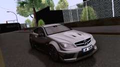 Mercedes-Benz C63 AMG Coupe Black Series for GTA San Andreas