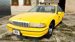 Chevrolet Caprice 1991 LCC Taxi for GTA 4