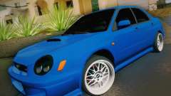 Subaru Impreza WRX STI turquoise for GTA San Andreas