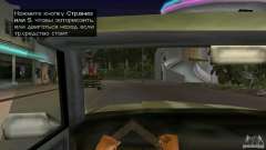 View from the cab for GTA Vice City