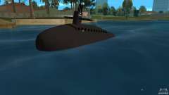 Vice City Submarine without face for GTA Vice City