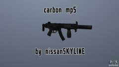 Carbon MP5 with a silencer for GTA San Andreas