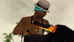 Black and Yellow weapons for GTA San Andreas