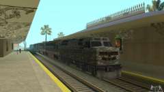 Camo train for GTA San Andreas