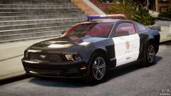 Ford Mustang V6 2010 Police v1.0 for GTA 4