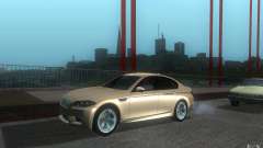 2012 BMW M5 silver for GTA San Andreas