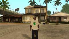 T-shirt with grass for GTA San Andreas