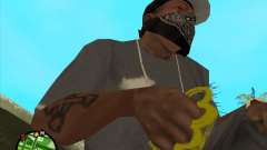 Golden brass knuckles for GTA San Andreas