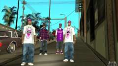 Replace all skins East Side Ballas for GTA San Andreas