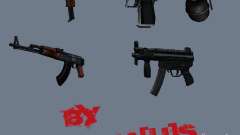 Pak weapons v0.1. for GTA San Andreas