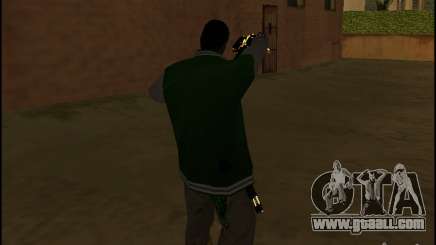 Weapon in one hand for GTA San Andreas