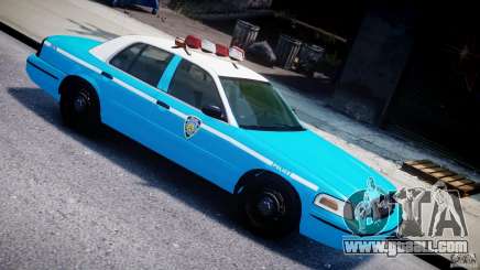 Ford Crown Victoria Classic Blue NYPD Scheme for GTA 4