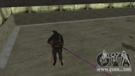 Weapon with laser for GTA San Andreas