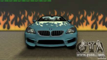 BMW M6 2013 for GTA Vice City