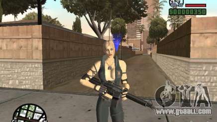 Sonya from Mortal Kombat 9 for GTA San Andreas