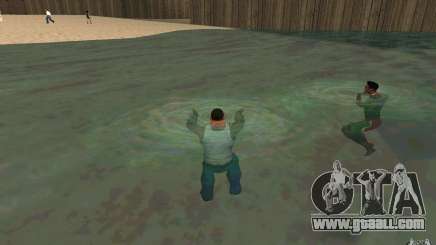 People are able to swim for GTA San Andreas