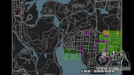 Maplist from GTA IV for GTA San Andreas