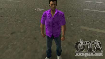 Violet shirt for GTA Vice City