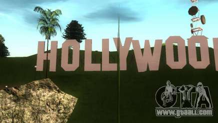 The Hollywood Sign for GTA San Andreas