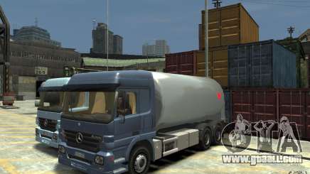 Mercedes Benz Actros Gas Tanker for GTA 4