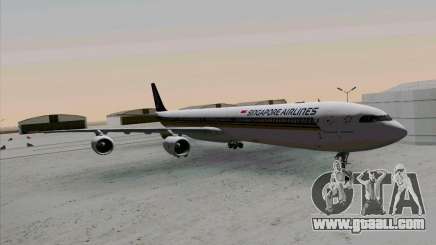 Airbus A-340-600 Singapore for GTA San Andreas