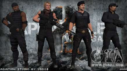 The Expendables for GTA San Andreas