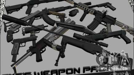 New Weapons Pack for GTA San Andreas