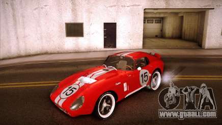 Shelby Cobra Daytona Coupe 1965 for GTA San Andreas