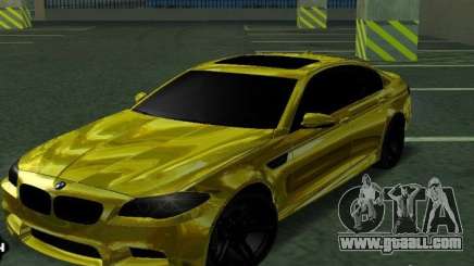 BMW M5 F10 Gold for GTA San Andreas