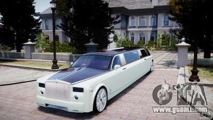 Rolls Royce Phantom Sapphire Limousine Disco for GTA 4