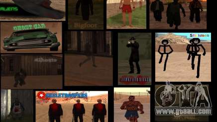 Mystical creatures for GTA San Andreas