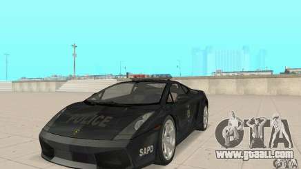 Lamborghini Gallardo Police for GTA San Andreas