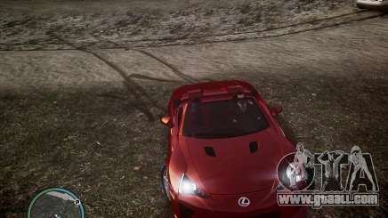 Lexus LF-A Roadster for GTA 4
