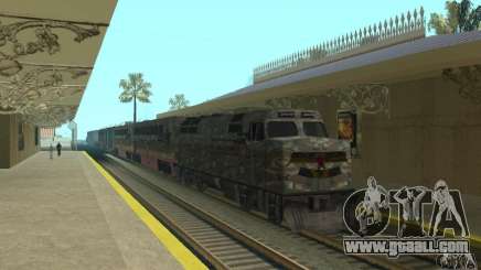 Camo train for GTA San Andreas