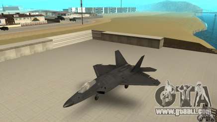 F-22 Black for GTA San Andreas