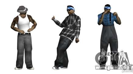 New skin Pack for Rifa gang for GTA San Andreas