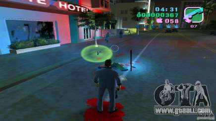 The flowing of the blood for GTA Vice City