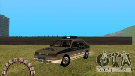 Ваз 2114 Russian Police for GTA San Andreas