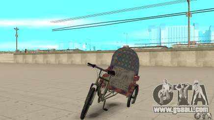 Manual Rickshaw v2 Skin5 for GTA San Andreas