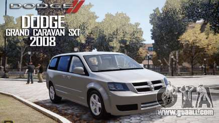 Dodge Grand Caravan SXT 2008 for GTA 4