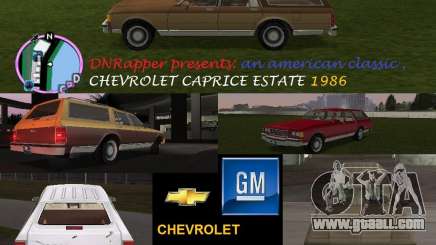 Chevrolet Caprice Estate 1986 for GTA Vice City