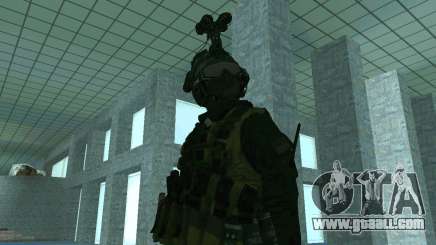 The third soldier from the skin Cod MW 2 for GTA San Andreas