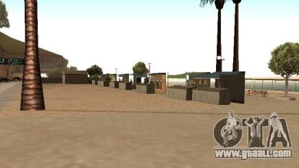 Market on the beach for GTA San Andreas